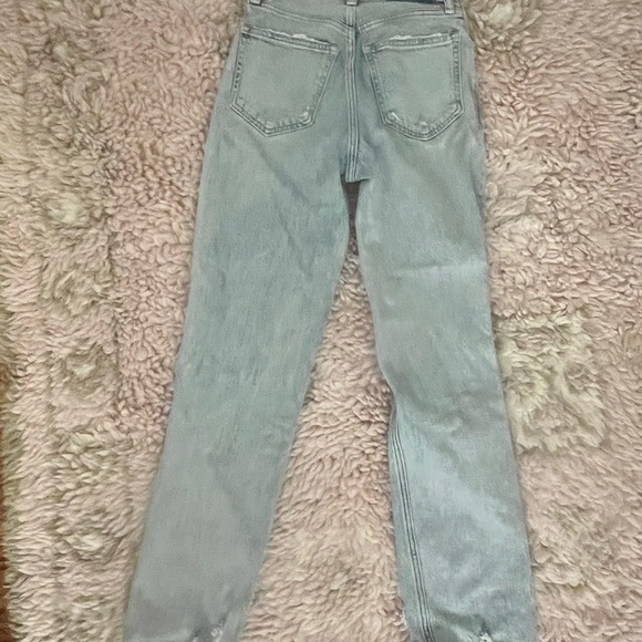 high waisted straight leg jeans - Picture 2 of 3